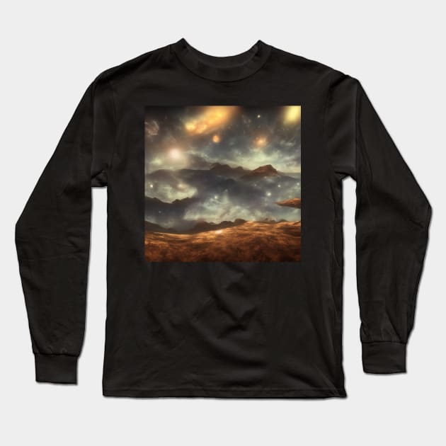 Dreamy planet Long Sleeve T-Shirt by Kochu